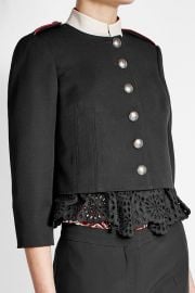 Alexander McQueen Military Jacket at Stylebop